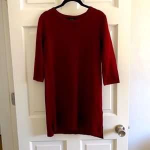 Merlot colored tunic dress